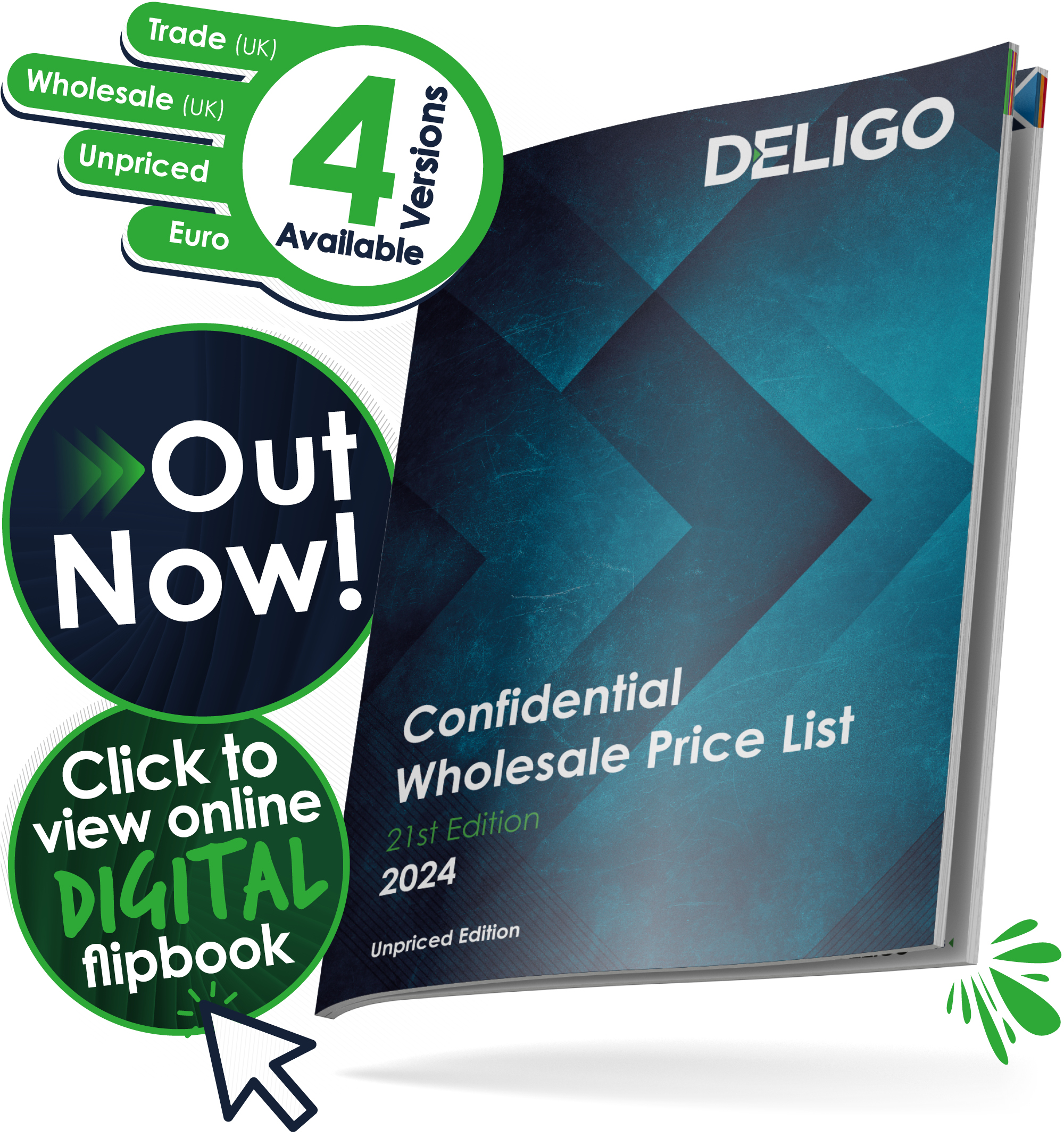 Deligo Unpriced Trade List Catalogue Flipbook Link