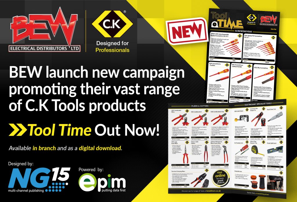 BEW launch Tool Time campaign to promote their C.K Tools product range